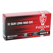 Fiocchi Cowboy Action 32 S&W Long Ammo 100 Grain Lead Wadcutter - 32LA