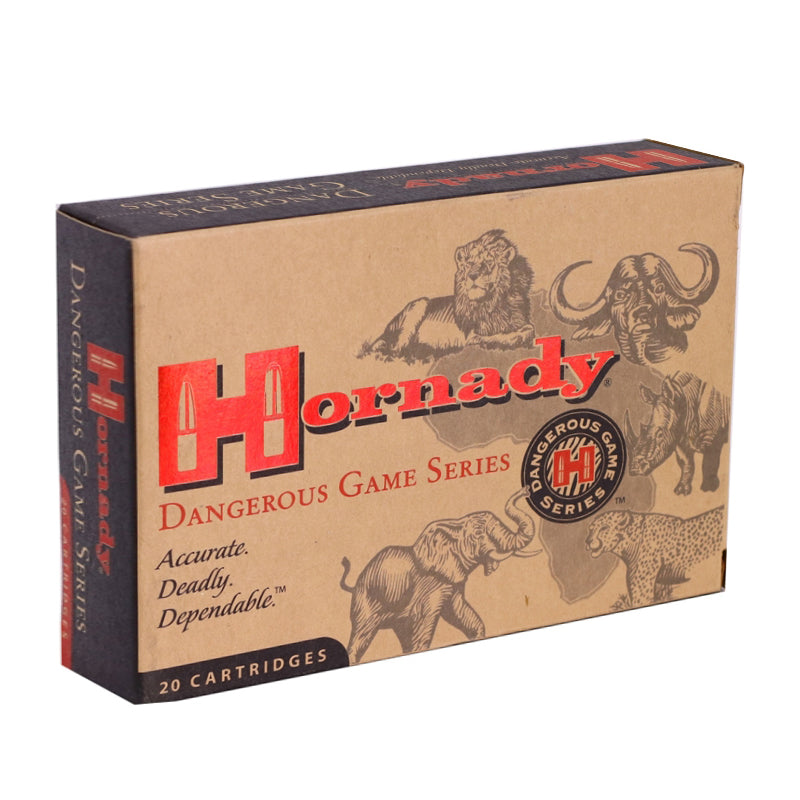 Hornady Dangerous Game 450-400 Nitro Express Ammo 400 Grain eXpanding Bonded Flat Nose - 82432