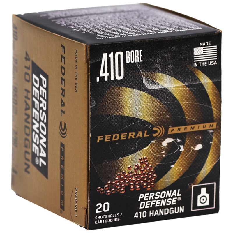 Federal Personal Defense 410 Gauge Ammo 2 1/2" 7/16oz Copper Plated Lead #4 Shot - PD412JGE 4