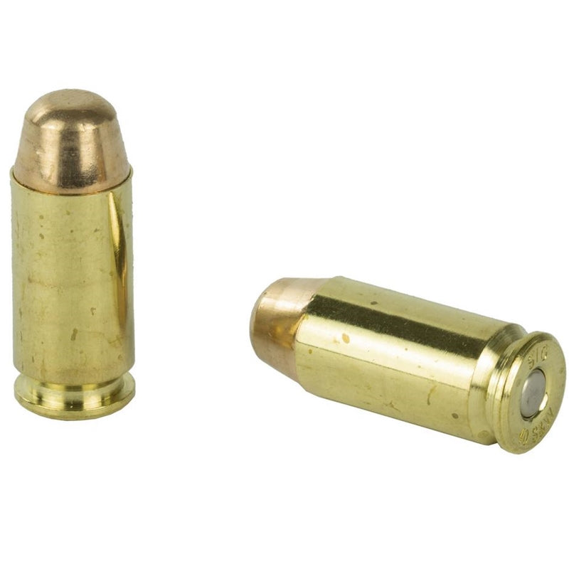 Sig Sauer Elite Performance 40 S&W Ammo 180 Grain Full Metal Jacket - E40SB250