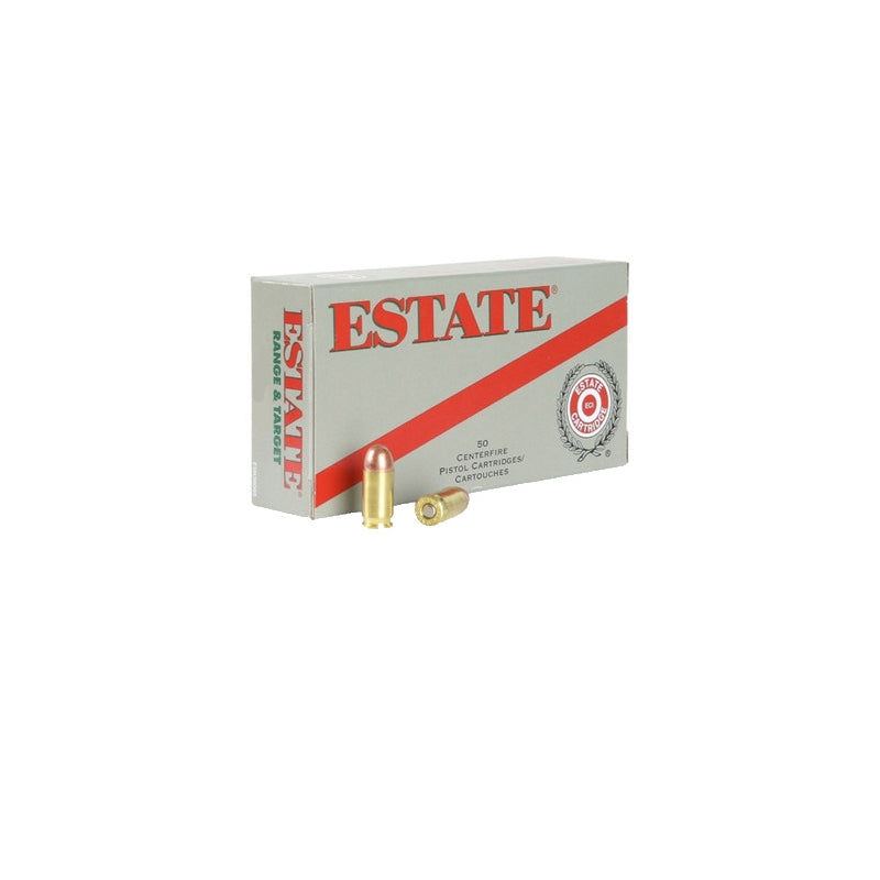 Federal Estate Range 40 S&W Ammo 165 Grain Full Metal Jacket