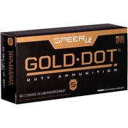 Speer Gold Dot LE Duty 40 S&W Ammo 180 Grain Jacketed Hollow Point - 53962