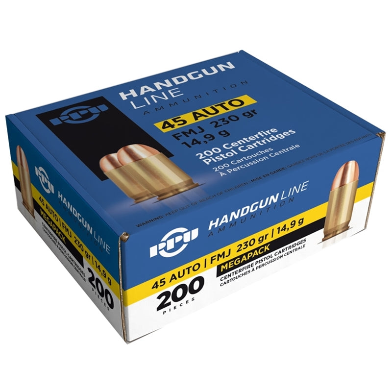 Prvi Partizan 45 ACP Auto Ammo 230 Grain Full Metal Jacket - PPH45M