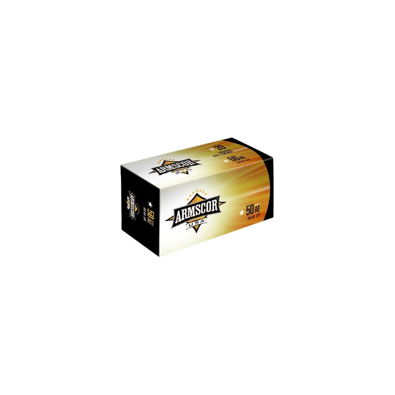 Armscor USA .50 Action Express Ammo 300 Grain XTP Jacketed Hollow Point – FAC50AE‑1N