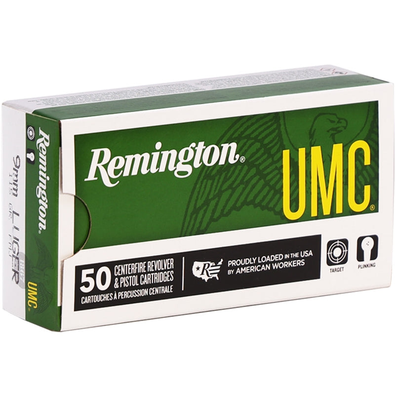 Remington UMC 9mm Ammo 115 Grain Full Metal Jacket - L9MM3