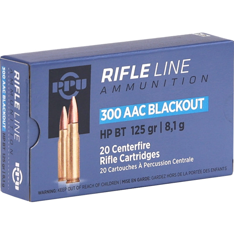 Prvi Partizan 300 AAC Blackout Ammo 125 Grain Hollow Point Boat Tail - PP300BH