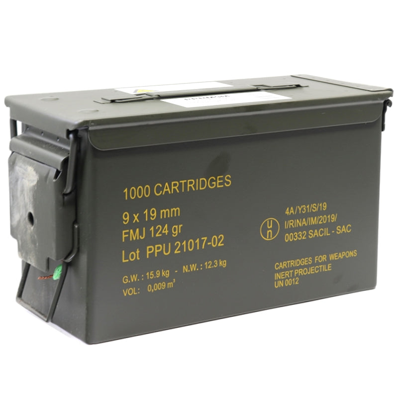 Prvi Partizan Rangemaster 9mm Ammo 124 Grain Full Metal Jacket 1000 Rounds - PPRM9M