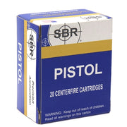SBR Precision 9mm Ammo 105 Grain HP Maximum Expansion
