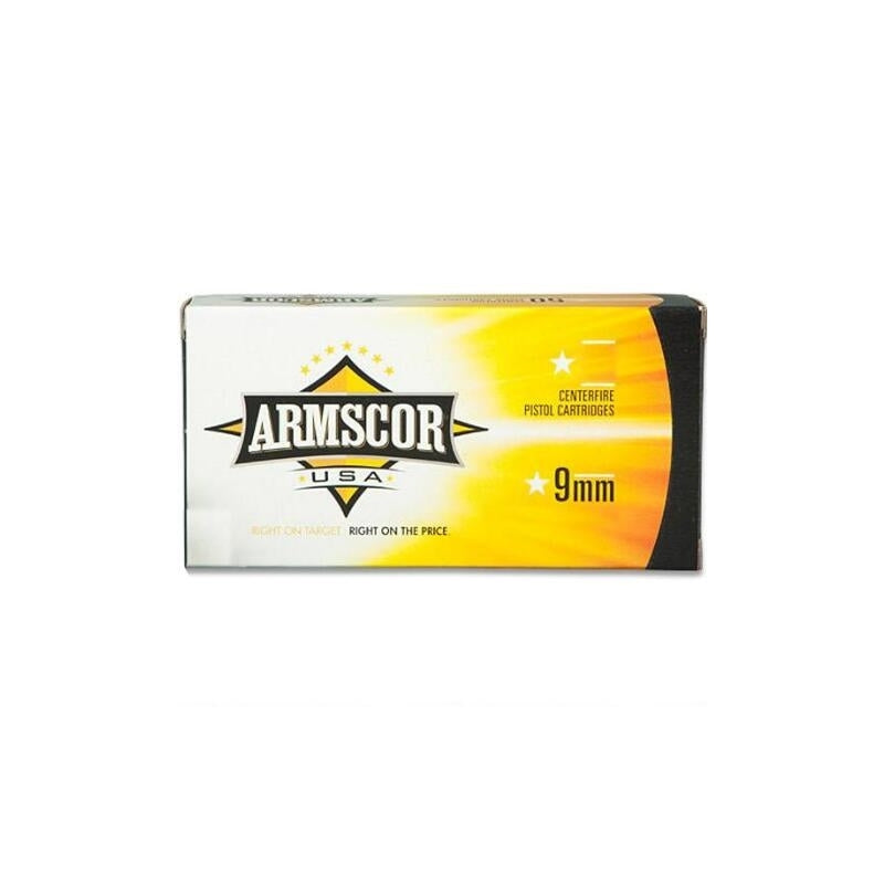 Armscor USA 9mm Ammo 124 Grain Jacketed Hollow Point