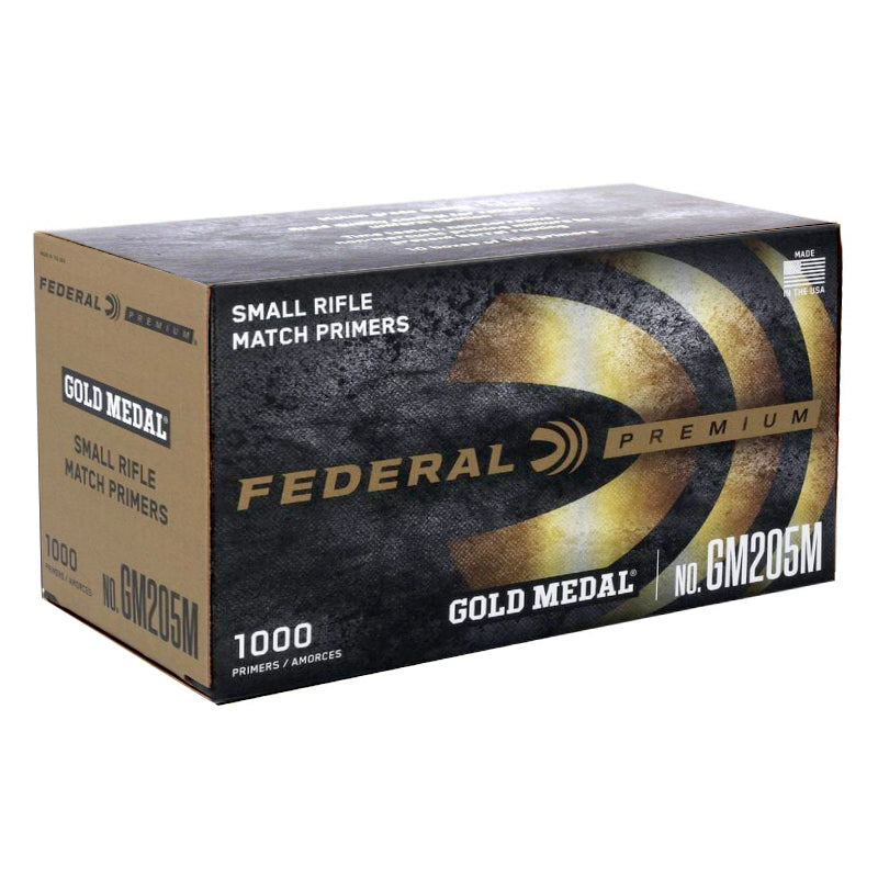 Federal Premium Gold Medal Small Rifle Match Primers #205M