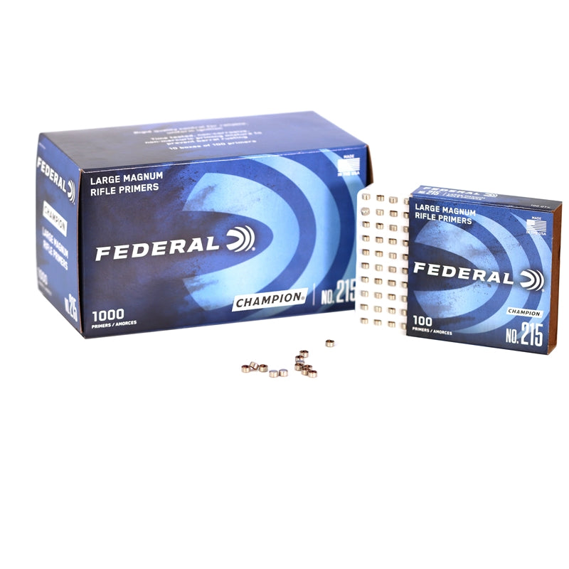 Federal Large Rifle Magnum Primers #215 Box of 1000