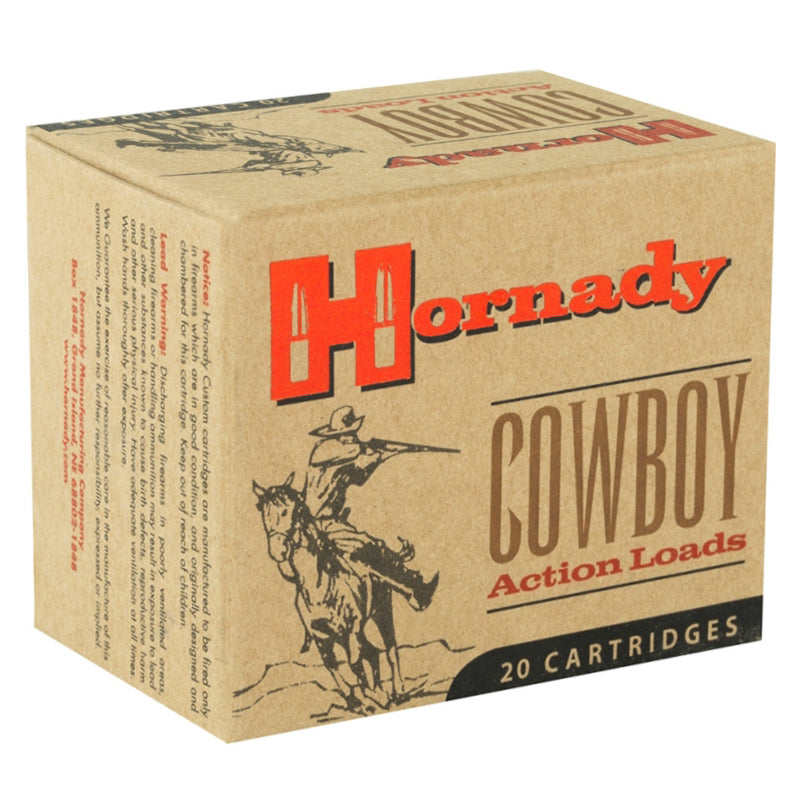 Hornady Cowboy 45 Long Colt Ammo 255 Grain Lead Flat Nose - 9115