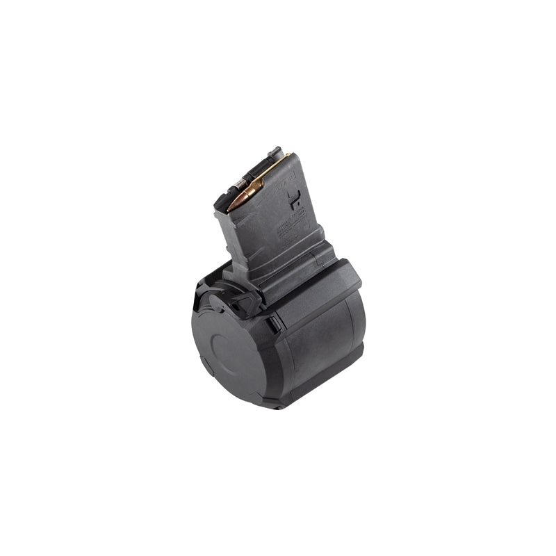 Magpul PMAG D-50 LR/SR Gen M3 308 Winchester 50 Round Drum Magazine Polymer Black