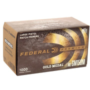 Federal Premium Gold Medal Large Pistol Match Primers #150M Box of 1000