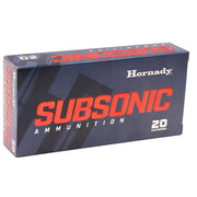 Hornady Subsonic 450 Bushmaster Ammo 395 Grain Sub-X Flex Tip Expanding - 82247