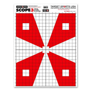 Target Sports USA Scope 3 - Paper Alignment Sight-In Targets 12.5"x19"25 Pack
