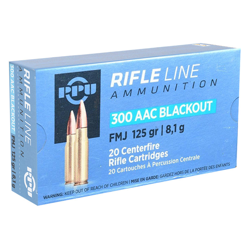 Prvi Partizan 300 AAC Blackout Ammo 125 Grain Full Metal Jacket - PP300BF