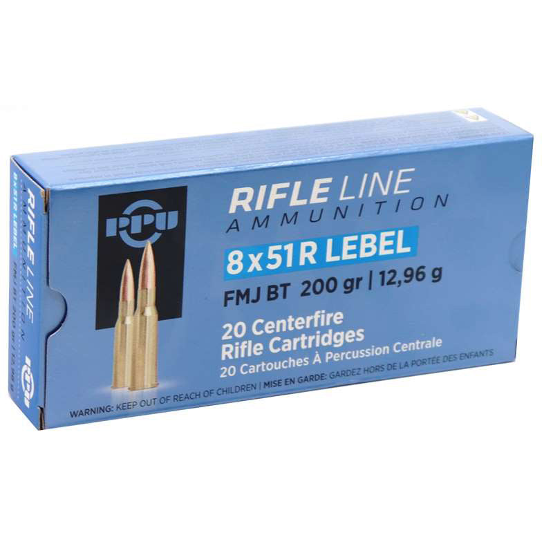 Prvi Partizan 8mm Lebel Ammo 200 Grain Full Metal Jacket Boat Tail - PP8L