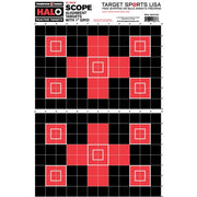 Target Sports USA HALO Scope Alignment/Sight In Reactive Splatter Targets 12.5"x19"25 Pack