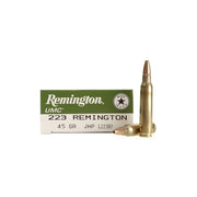 Remington UMC 223 Ammo 45 Grain Jacketed Hollow Point