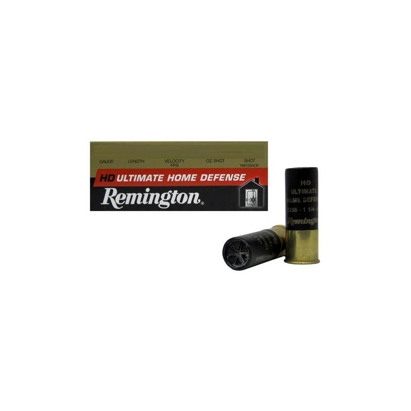 Remington Ultimate Home Defense 12 Gauge Ammo 1 ¼ oz 2×4 Charge – W12SHD24