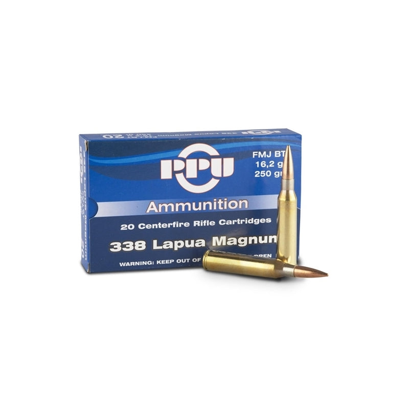 Prvi Partizan 338 Lapua Magnum Ammo 250 Grain Full Metal Jacket - PP338F