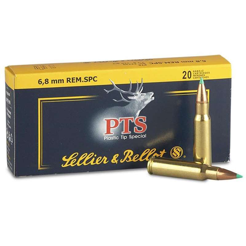 Sellier & Bellot 6.8mm Remington Ammo 110 Grain Plastic Tip Special - SB68B