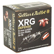 Sellier & Bellot XRG-D 9 mm Ammo Ammo 100 Grain Copper Hollow Point - SB9XA