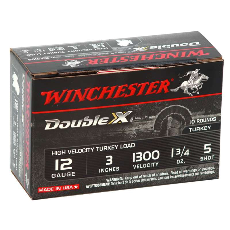 Winchester Double X Turkey 12 Gauge Ammo 3" 1 3/4 oz Lead Shot - STH1235