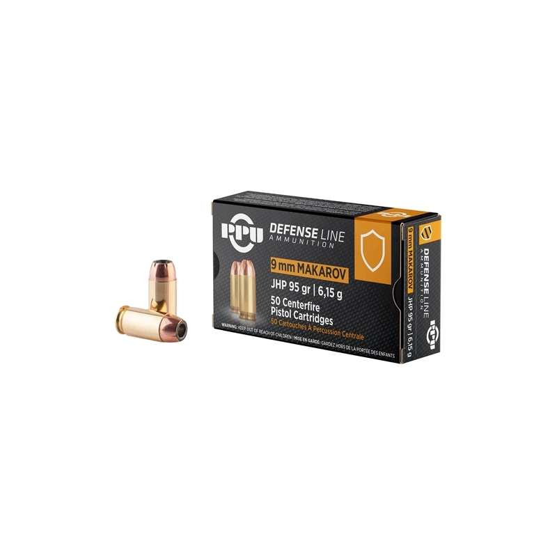 i Partizan 9x18mm Makarov 95 Grain Jacketed Hollow Point Box Of 50 Ammo