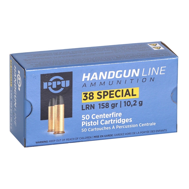 i Partizan 38 Special 158 Grain Lead Round Nose Box Of 50 Ammo