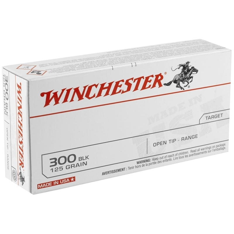 chester USA Target 300 AAC Blackout 125 Grain Open Tip Box Of 20 Ammo