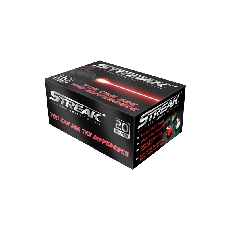 Ammo Inc 9mm Ammo 115 Grain Total Metal Jacket Red Cold Tracer Case Of 200 (10 Boxes Of 20) Ammo - Free Shipping Free Shipping Ammo