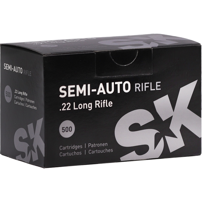 SK Semi-Auto Rifle 22 LR Ammo 40 Grain Lead Round Nose Ammo - Bulk 420148 Box Of 500 Bulk 420148 Box Of 500 Ammo