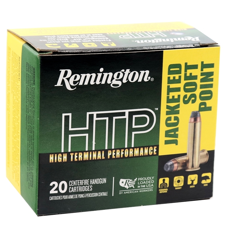 ington HTP 357 Magnum 158 Grain Jacketed Soft Point Box Of 20 Ammo