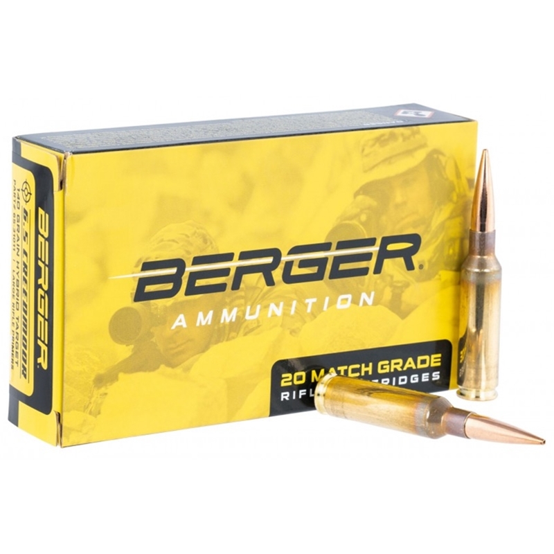 Berger Match Grade 6.5 Creedmoor Ammo 140 Grain Hybrid Target Hollow Point Box Of 20 ger Match Grade 6.5 Creedmoor 140 Grain Hybrid Target Hollow Point Box Of 20 Ammo