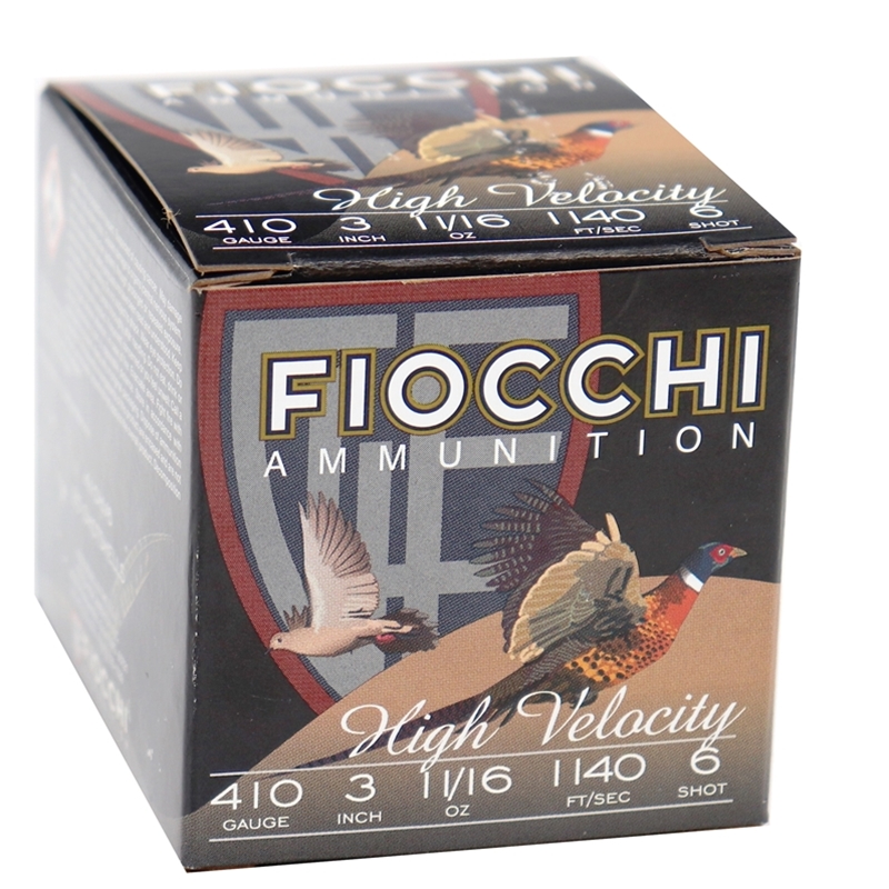 cchi High Velocity 410 Gauge Bore 3 11/16 Oz #6 Shot Box Of 25 Ammo