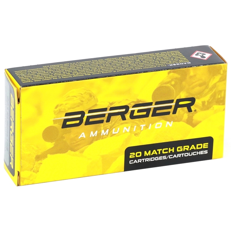 Berger Tactical 223 Ammo 77 Grain OTM Box Of 20 ger Tactical 223 77 Grain OTM Box Of 20 Ammo