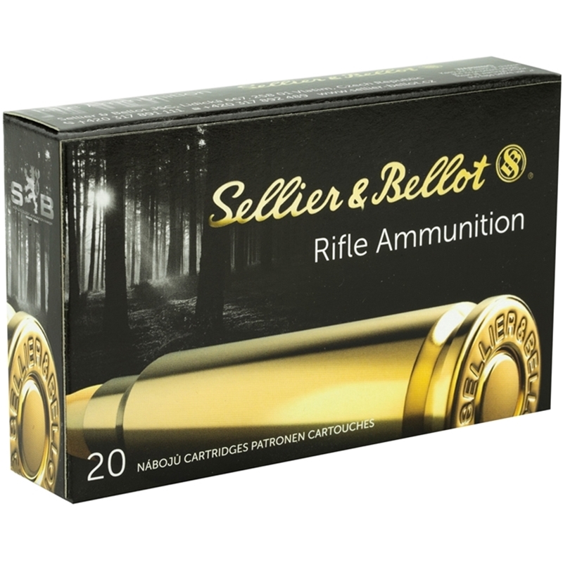 lier & Bellot 8x57mm JRS Mauser (8mm Rimmed Mauser) 196 Grain Soft Point Cutted Edge Box Of 20 Ammo