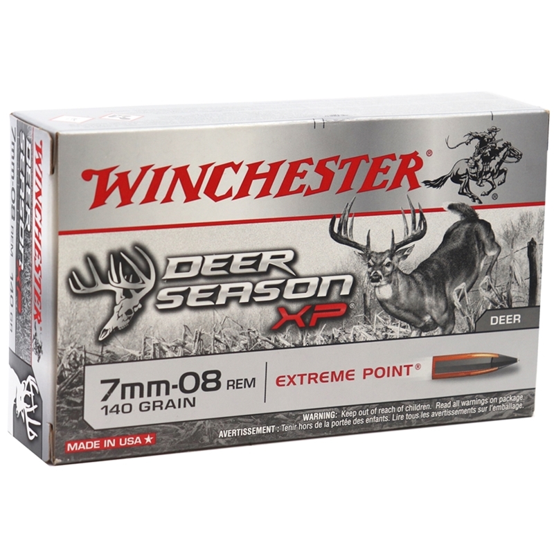 chester Deer Season XP 7mm-08 Remington 140 Grain Extreme Point Box Of 20 Ammo