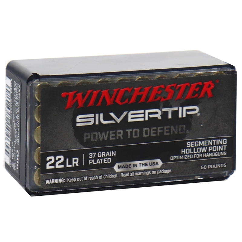 chester Silvertip 22 Long Rifle 37 Grain Segmenting Hollow Point Box Of 50 Ammo