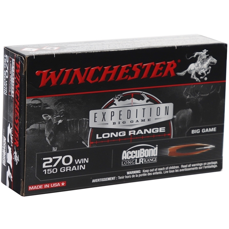 chester Expedition Long Range 270 Winchester 150 Grain Polymer Tip Box Of 20 Ammo