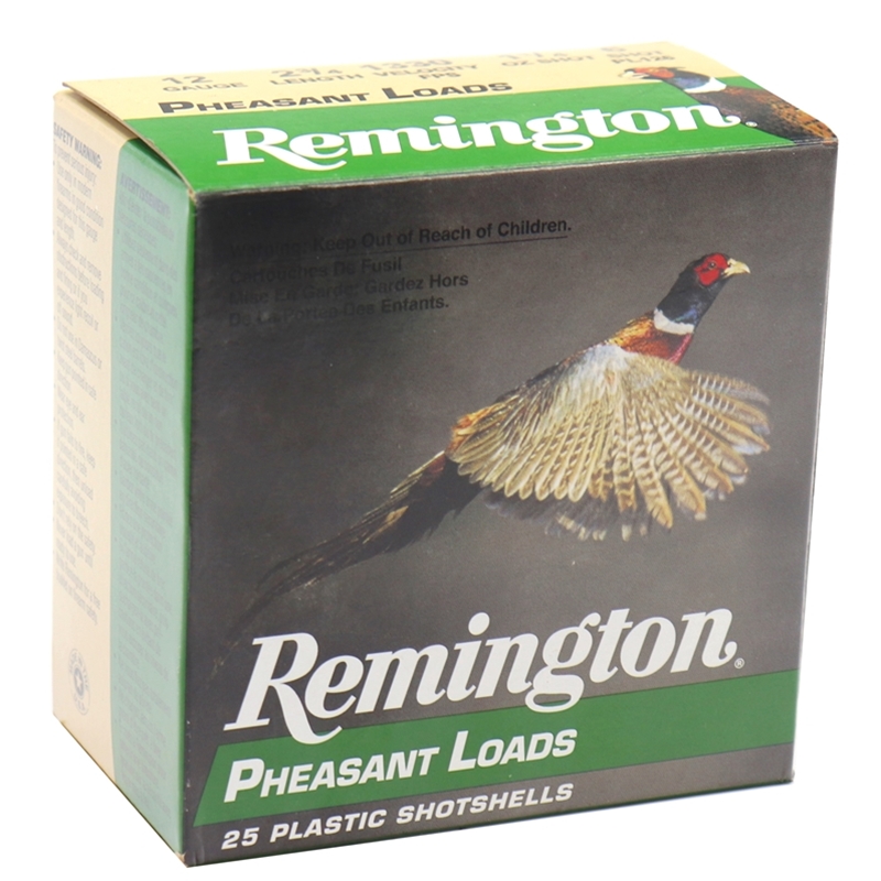 Remington Pheasant Load 12 Gauge Ammo 2-3/4 1-1/4 Oz #6 Lead Box Of 25 ington Pheasant Load 12 Gauge 2-3/4 1-1/4 Oz #6 Lead Box Of 25 Ammo