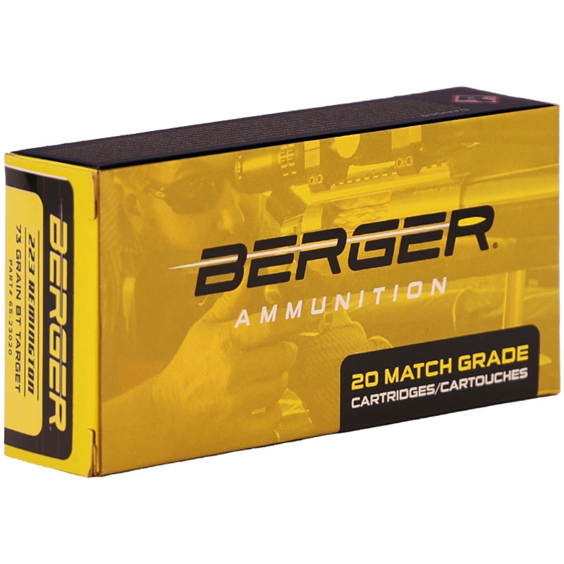 ger Match Grade 223 73 Grain Hollow Point Boat Tail Box Of 20 Ammo