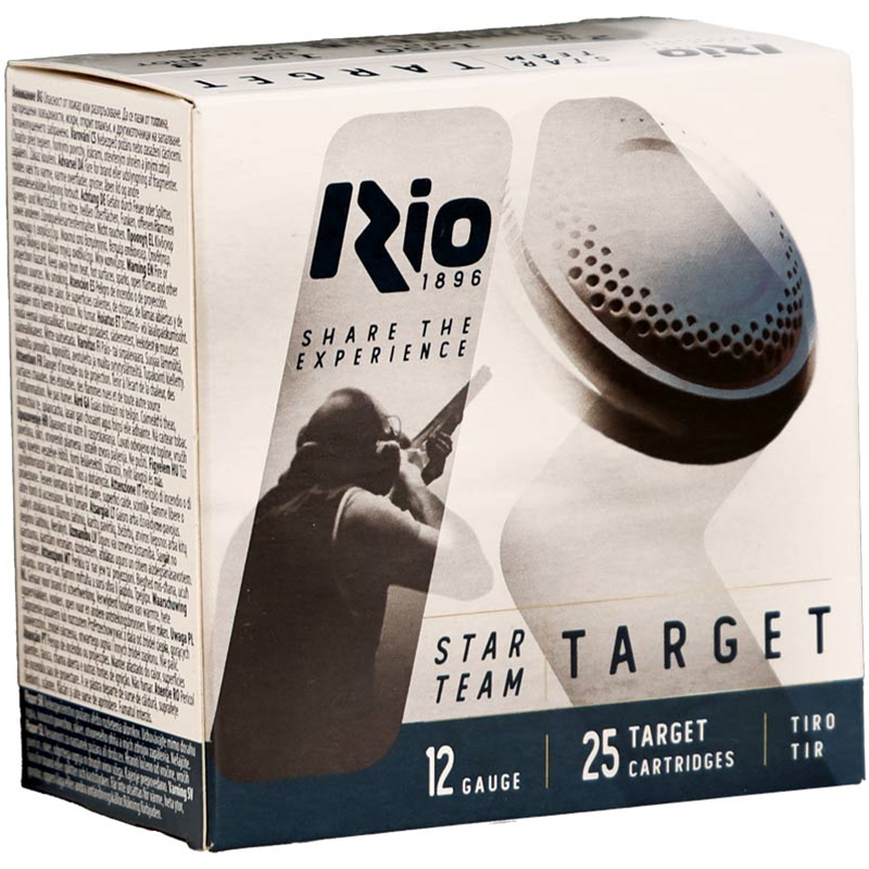 Rio Star Team 12 Gauge Ammo 2 3/4 1 1/8 Oz #8 Shot Ammo - STT328 Case Of 250 (10 Boxes Of 25) Ammo - Free Shipping STT328 Case Of 250 (10 Boxes Of 25) - Free Shipping Ammo