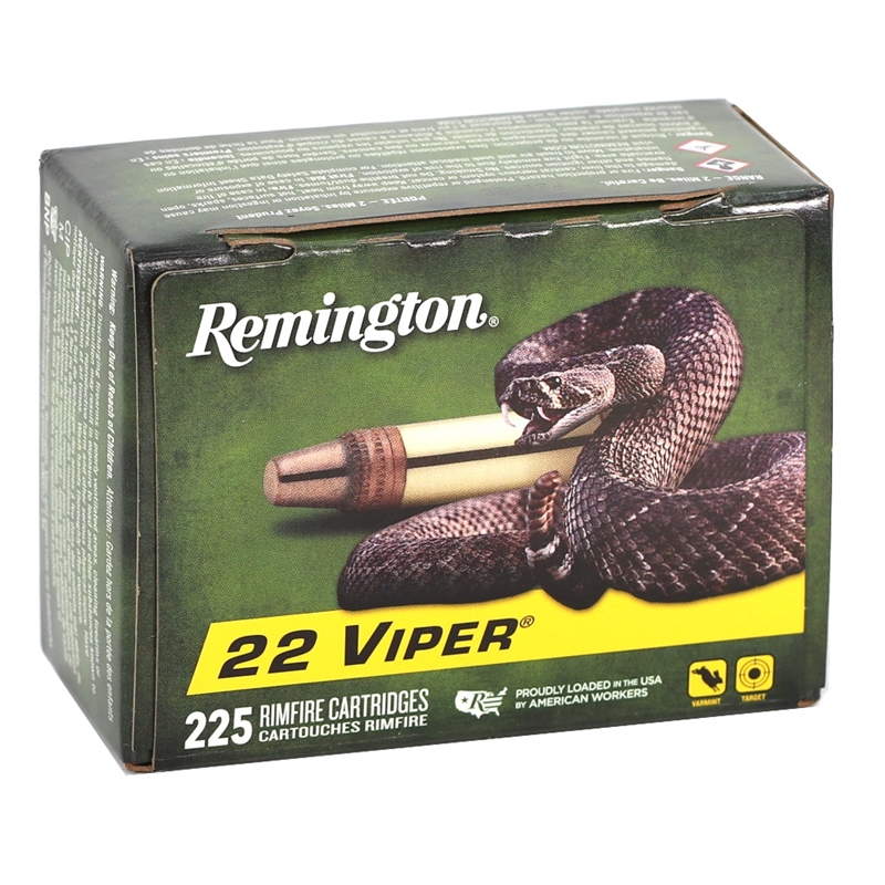 ington 22 Viper 22 Long Rifle 36 Grain PTCS Box Of 225 Ammo