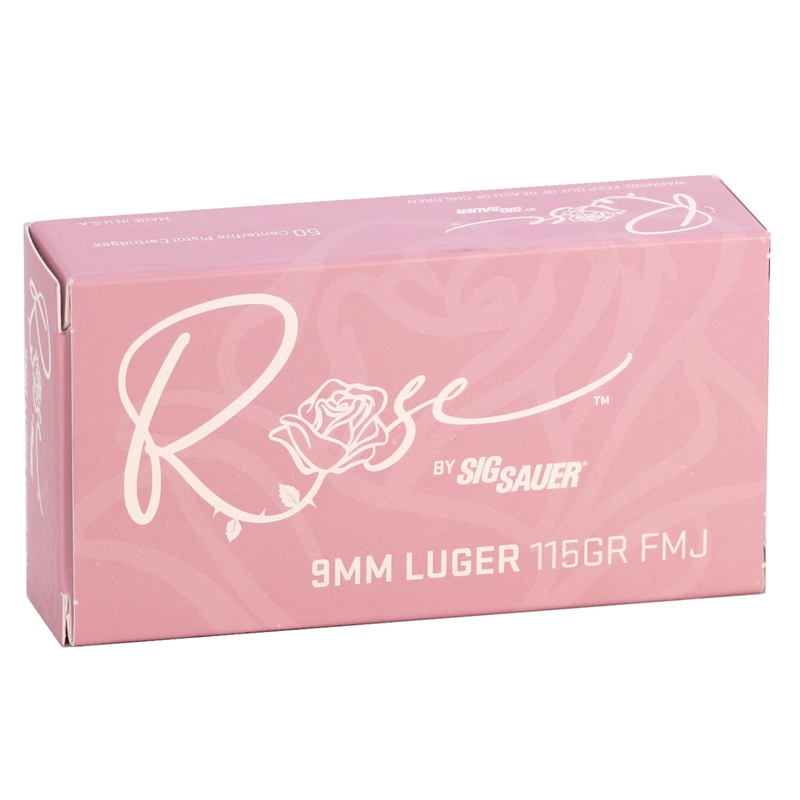  Sauer Rose 9mm Luger 115 Grain Full Metal Jacket Box Of 50 Ammo