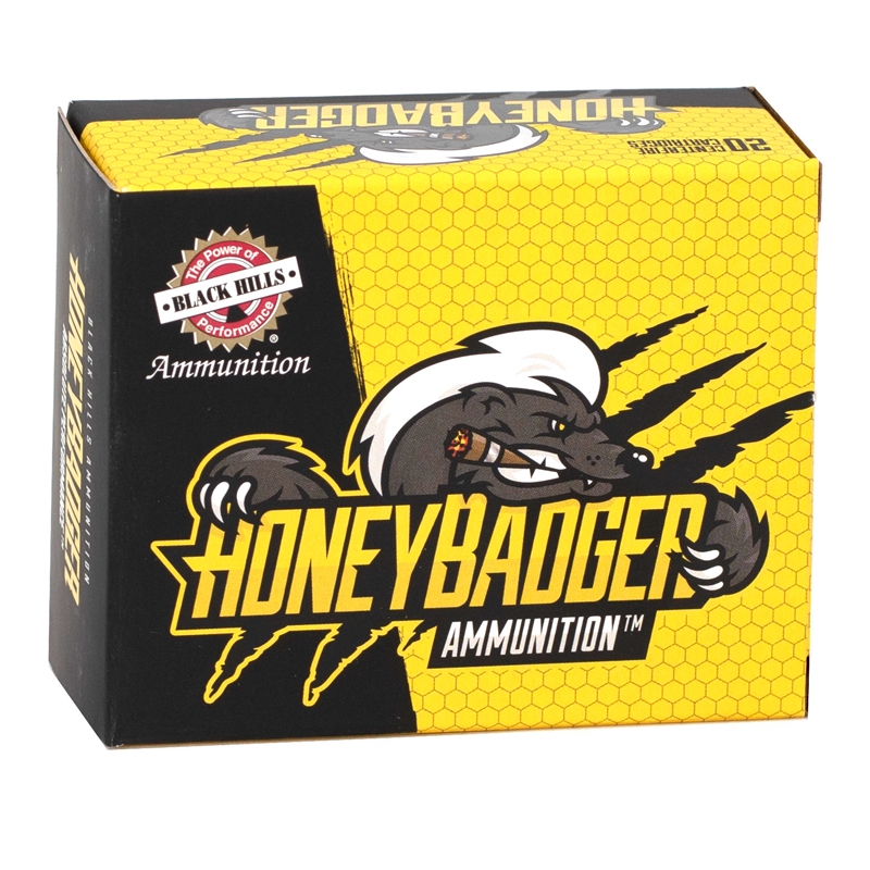 Black Hills 10MM Auto Ammo 115 Grain HoneyBadger Ammo - D10N320 Box Of 20 D10N320 Box Of 20 Ammo