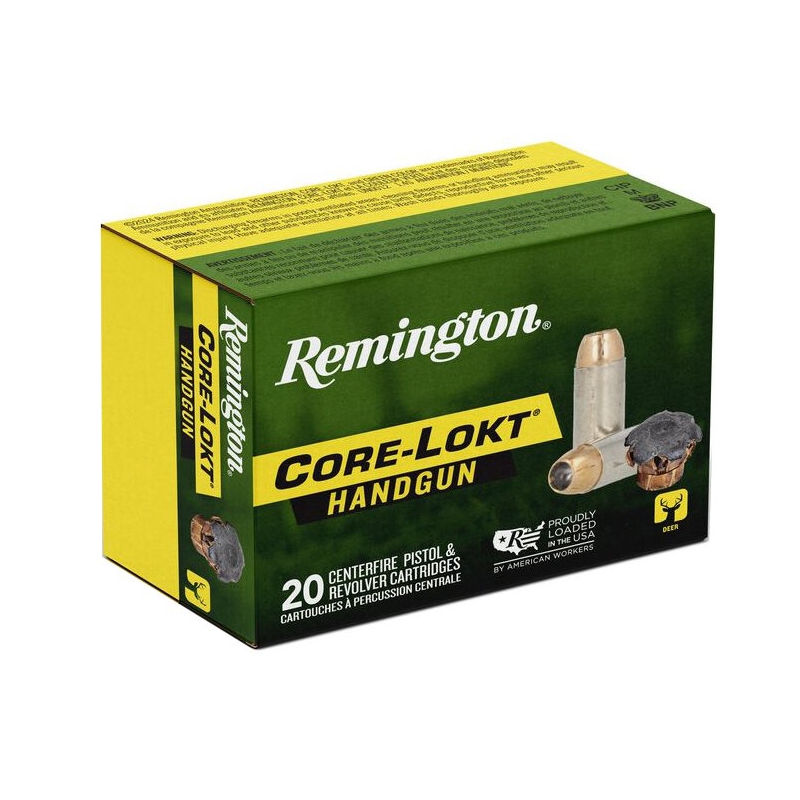 Remington CoreLokt 44RemingtonMagnum Ammo 240Grain Jacketed Hollow Point R20228 Box Of 20 ington CoreLokt 44RemingtonMagnum 240Grain Jacketed Hollow Point R20228 Box Of 20 Ammo