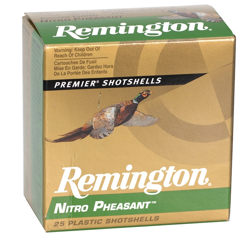 Remington Premier Nitro Pheasant 12 Gauge Ammo 2 3/4 1 1/4 Oz #6 Lead Shot Ammo - NP126 Box Of 25 NP126 Box Of 25 Ammo